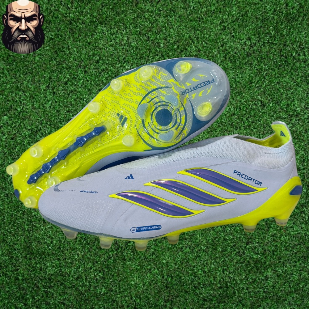 adidas Predator Elite Laceless AG Soccer Cleats JR7836 Men's Size 8